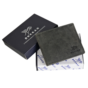 Men <b>RFID</b> <b>Blocking</b> Genuine Leather Bifold <b>Wallet</b> Multi Card Slots ID Window Slim Fold Cash Pocket Vintage Texture Everyday Carry - Product Image 1