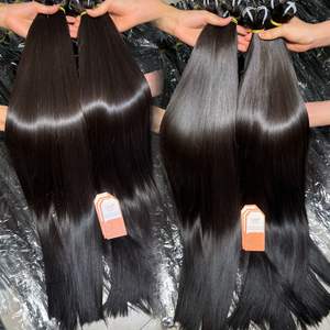 Wholesale 100% Vietnamese Raw Bone Straight <b>Human</b> <b>Hair</b> Extensions Super Double Drawn Customized Natural Black or <b>Other</b> Colors - Product Image 3