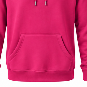 <b>Men's</b> Custom Fuchsia <b>Pink</b> Pullover Hoodie Fleece <b>Sweatshirt</b> Long Sleeve Regular Fit Drawstring Kangaroo Pocket Casual Streetwear - Product Image 5