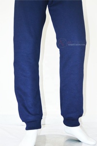 <b>Mens</b> Navy Blue 100% Cotton Fleece Casual Bottoms Drawstring Joggers Straight Leg Sweat <b>Trousers</b> Soft <b>Thermal</b> Sportswear - Product Image 5