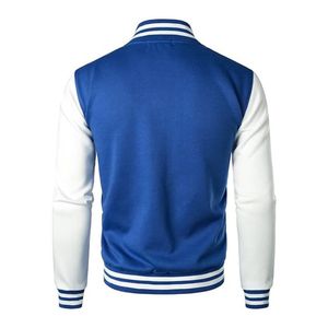 Wholesale <b>Winter</b> Outdoor College Sports Unisex <b>Jackets</b> & Coat Wool Hooded Patchwork Letterman Bomber Varsity <b>Jacket</b> - Product Image 2