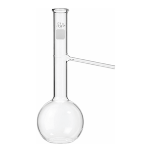 Frasco de Destilación de Vidrio Borosilicato PYREX de 250 ml, Resistente, para Destilación en Laboratorios Microquímicos - Product Image 1