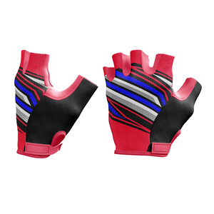 Breathable Mesh Sublimation Cycling <b>Gloves</b> Shock Control Flexible Design Anti Slip Grip Men Women Sublimation Cycling <b>Gloves</b> - Product Image 1