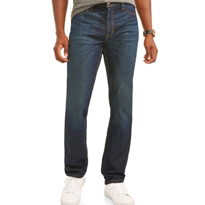 Jeans anchos de algodón vintage con logo personalizado, estilo streetwear, para hombre, en negro, azul y lavado. - Product Image 1