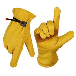 Guantes de Trabajo de Cuero para Hombre, Nuevos, Modernos, Duraderos, Resistentes a Cortes y Químicos, con Puño de Seguridad, Personalizables con la Marca - Product Image 6