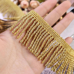 Stylish Traditional Fancy Embroidery <b>Braid</b> Fringe Bullion Wire Trimming Eco-Friendly Lightweight for Garment <b>Accessories</b> Lace - Product Image 3