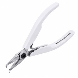 Pince à bec courbé de style Lindstrom, outil durable en acier inoxydable pour les fabricants de bijoux et les professionnels de l'artisanat - Product Image 4