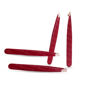 Pinzas de Depilación de Precisión de Acero Inoxidable, Belleza de Lujo para Resultados, Ergonómicas, Duraderas, Punta Inclinada, Hechas a Mano - Product Image 2