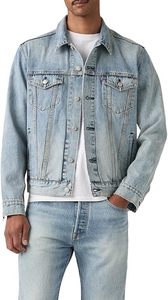 Chaqueta Vaquera para Hombre, Casual, con Botones al Frente, Color Sólido, Corte Regular, Lavado a la Piedra, Otoño, 100% Algodón, Lavable - Product Image 2