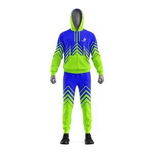 Survêtements légers et respirants pour hommes, coupe classique, 2-en-1, à capuche, imprimés sur mesure, pour le printemps, ensemble uni teint, coutures de qualité supérieure - Product Image 5
