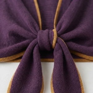 Écharpes en cachemire pour femmes, écharpes en cachemire épaisses de luxe personnalisées en gros, châles tricotés en cachemire pashmina, hijabs, couvertures d'hiver unies - Product Image 5