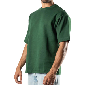 <b>Men's</b> Short Sleeve Custom Graphic Printing Boxy Fit T Shirts Custom Logo Silk Screen Printed <b>Men's</b> <b>Cropped</b> T Shirt - Product Image 6