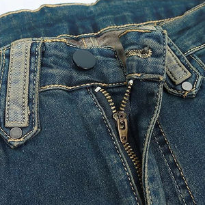 Pantalones vaqueros de mezclilla con lavado ácido para hombre, diseño personalizado al por mayor, estilo urbano, patrón sólido para la temporada de otoño - Product Image 4