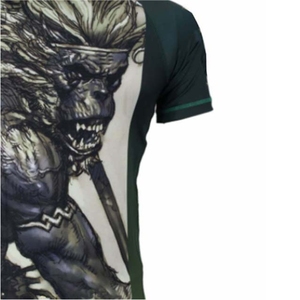 เสื้อรัดกล้ามเนื้อ MMA คุณภาพสูง UPF50+ แห้งเร็ว เป็นมิตรกับสิ่งแวดล้อม สำหรับผู้ชาย ขายส่ง ชุดออกกำลังกาย BJJ ระบายอากาศได้ดี ยี่ห้อ Fortleo - Product Image 4