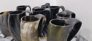 Mug en corne de viking de qualité supérieure pour les fêtes et les occasions amusantes, mug en corne personnalisé pour la maison, l'hôtel et le restaurant - Product Image 3