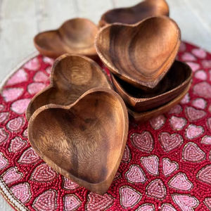 Bol à bougie en bois fait main pour la maison, les mariages, les événements, les cadeaux – Bol à bougie solide en bois naturel pour la table et l'aromathérapie - Product Image 4
