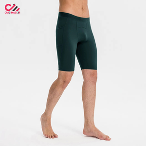 High Quality Custom Logo Compression <b>Gymnastics</b> <b>Shorts</b> Performance-Focused Casual Solid Pattern Clothing for Gym Wear - Product Image 4