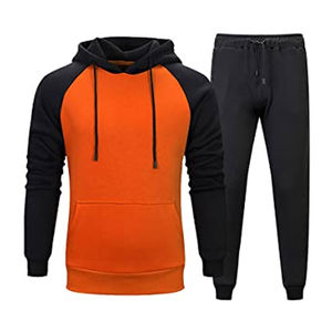 Ensemble de survêtement de sport respirant pour hommes, deux pièces, vente en gros - Product Image 1