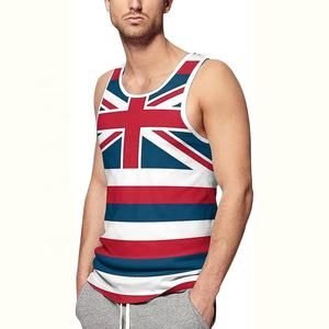 Levage Stringer débardeur concevoir votre propre impression par sublimation décontracté impression personnalisée en gros Yoga Stringer gilet de course pour hommes - Product Image 6