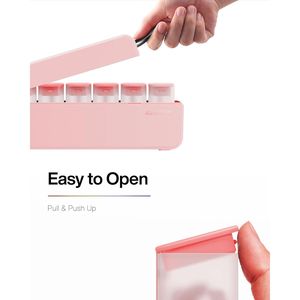 Grande Organizzatore Settimanale di Pillole per 7 Giorni, Portapillole da Viaggio per 1 Dose al Giorno, Contenitore per Medicinali e Vitamine - Product Image 3