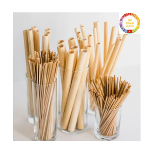 <b>Bamboo</b> Drinking <b>Straws</b> | Eco Friendly Reusable Natural <b>Straws</b> 8mm 20cm Bulk OEM Manufacturer - Product Image 4