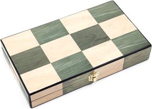 Top Quality Modern Rectangular Wood & Resin Inlay Storage Box with Geometric Pattern for Living Room Decorative Use - Product Image 5