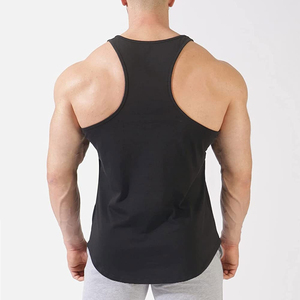 Black Men's Fitness Tank Top High Quality Comfortable Plain <b>Singlet</b> for Workout XL Size Wholesale at Low Price Luxury Gear - Product Image 2