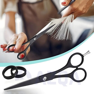 Tijeras de Peluquería Profesionales de Acero Inoxidable de Alta Calidad con Recubrimiento Negro de 6.5 Pulgadas para Corte de Cabello - Product Image 5