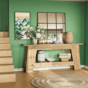 โต๊ะคอนโซลห้องนั่งเล่นแบบยาว ไม่มีตำหนิ พร้อมโครงสร้างรองรับ ไม่รับคืนสินค้า - Product Image 1