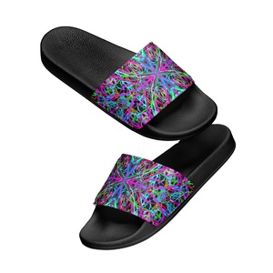 Indoor Outdoor PVC Slides <b>Slippers</b> For Men Factory Direct Supplier New Fashion Custom Logo Rubber PVC <b>Slippers</b> Slides Breathable - Product Image 1