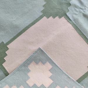 พรมดูร์รีทำมือจากขนสัตว์ |   พรมทอมือแบบแบนลายเรขาคณิต เป็นมิตรกับสิ่งแวดล้อม ขนสั้น สำหรับห้องนั่งเล่น ห้องนอน บ้านสมัยใหม่ - Product Image 2