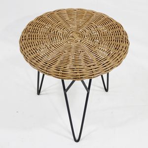 Table basse de chevet en bois massif Comehome, table d'appoint de canapé, moderne, simple, ronde - Product Image 5