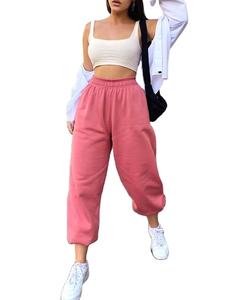 Pantalones de chándal de calidad superior para mujer, pantalones de chándal para mujer, pantalones de chándal de cintura alta y joggers, Algodón hecho a medida para mujer - Product Image 2