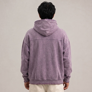 เสื้อฮู้ดดี้ปักลายสไตล์วินเทจสำหรับผู้ชาย แนวสตรีทแวร์ลำลอง พร้อมลายกราฟิกเก๋ไก๋ เหมาะสำหรับใช้ในชีวิตประจำวัน - Product Image 2