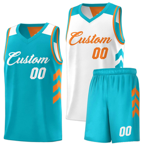 เสื้อบาสเก็ตบอลคอกลมแบบสั่งทำพิเศษ แขนกุด พิมพ์ลายแบบ Sublimation ชุดทีมกีฬา น้ำหนักเบา ชุดกีฬาประสิทธิภาพสูง - Product Image 3