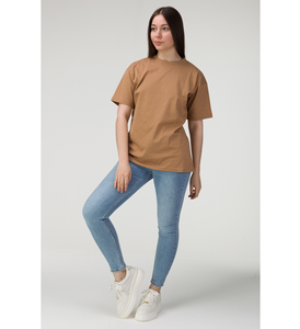 Camisetas de color de la mejor calidad para mujer, camisetas de manga corta con cuello redondo para mujer, disponibles en todos los tamaños - Product Image 3