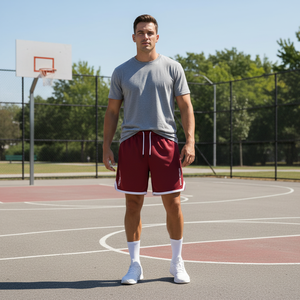 Pantalones Cortos Deportivos Personalizados de Malla de Poliéster para Entrenamiento Atlético, Proveedor OEM - Product Image 1
