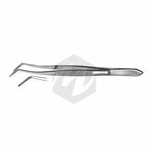Pinzas Meriam de la Mejor Calidad, 16 cm, Punta Angulada Serrada, Pinzas Quirúrgicas Dentales para Algodón, Instrumento de Precisión de Acero Inoxidable - Product Image 5