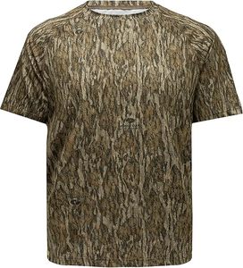 เสื้อยืดผู้ชายคุณภาพสูง ผลิตจากผ้าฝ้าย 100% ลายพรางแบบเรียบง่าย พิมพ์ลาย Realtree ระบายอากาศได้ดี เหมาะสำหรับเล่นกีฬา - Product Image 5