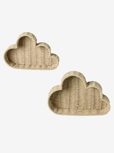 Adorable y maravilloso para la habitación de bebés y niños, perfecto para organizar suministros, cesta decorativa de pared con forma de nube de papel. - Product Image 3
