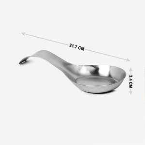 Reposacucharas de Acero Inoxidable con Acabado Brillante, Color Personalizado, Hecho a Mano, Ecológico, Apto para Lavavajillas y Horno de Microondas - Product Image 2