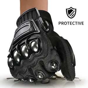 Gants de moto personnalisés à doigts entiers, respirants, en maille, de protection, pour motards - Fabricant - Product Image 4