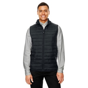 Gilet sans manches pour homme, entièrement zippé, pour l'hiver, style décontracté, avec col haut et doublure intérieure douce. - Product Image 3