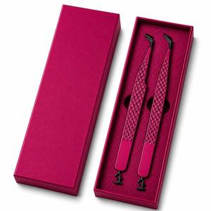 Pince à épiler chirurgicale de précision Morje 10 mm rose en acier inoxydable à pointe lisse, prise en main parfaite, outil de maquillage professionnel - Product Image 5