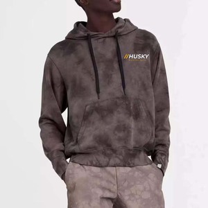 Sweat-shirt à capuche pour homme HUSKY, coupe classique, polyester/coton, tricoté, fermeture éclair, séchage rapide, décontracté, hiver, avec poche avant - Product Image 2