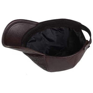 Gorra de béisbol protectora marrón personalizada para hombre, gorras marrones casuales promocionales, gorra de béisbol de 5 paneles, adecuada para todas las estaciones - Product Image 2