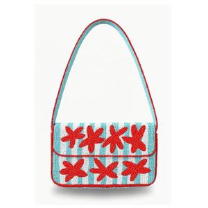 Sac à bandoulière perlé de haute qualité, motif poisson, sac fourre-tout d'été pour la plage, idéal pour ranger vos affaires personnelles, cadeau pour filles - Product Image 6