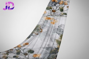 100% Полиэстеровая тканая ткань с цветочным принтом - Product Image 3
