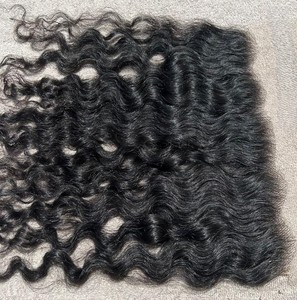 Natural Black <b>Curly</b> Hair <b>Bundles</b> For Matching Naturally Dark <b>Curly</b> Hair Form India Exporter <b>Curly</b> Hair - Product Image 3