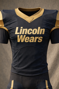 Uniforme de Fútbol Americano Personalizado de Manga Corta, Ligero y Transpirable, Talla Grande, Alta Calidad, Nuevo Estilo, Color Liso, 100% Frontal - Product Image 4